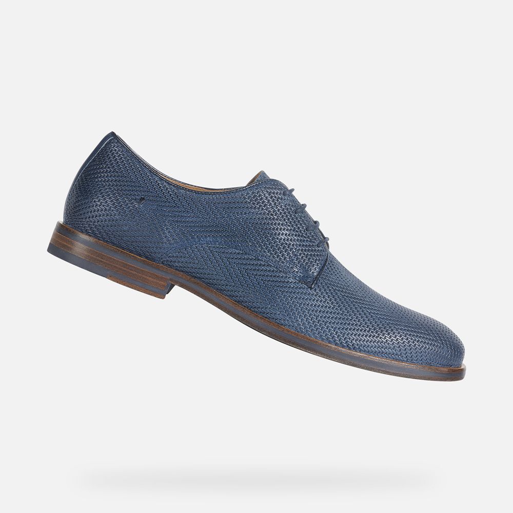 Sapatos Casuais Geox Homem Azul Marinho - Bayle - ICWZQ0573